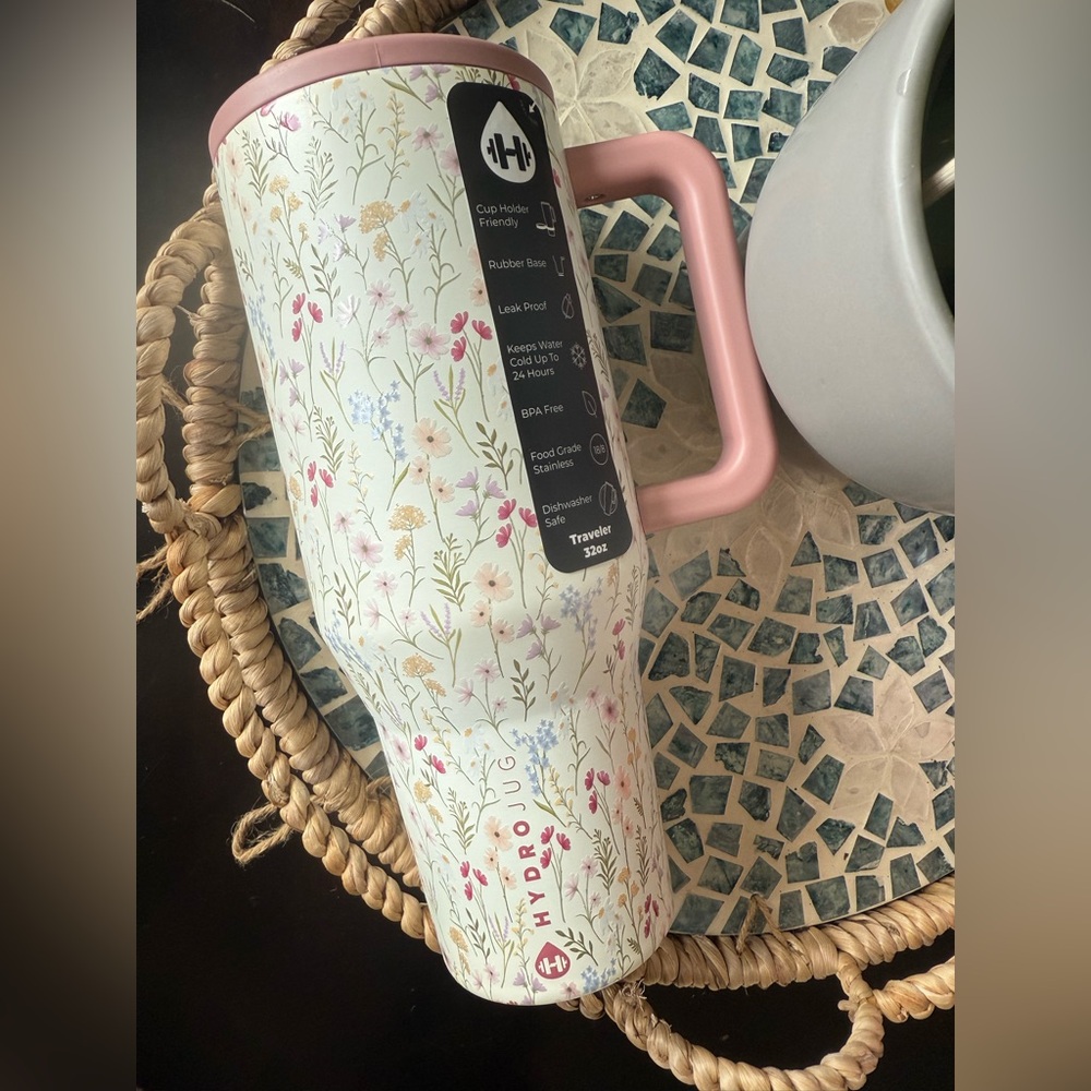 Hydrojug WILDFLOWER 32oz Traveler Tumbler